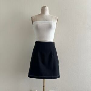 vintage XOXO black mini skirt